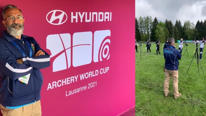 José Benavente Pellejero, actúa como juez nacional en el mundial de Lausanne