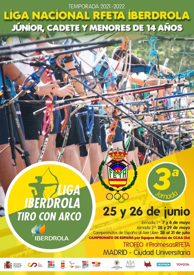 CIRCULAR INFORMATIVA 3ª JORNADA LIGA NACIONAL RFETA IBERDROLA CAMPEONATO DE ESPAÑA #PromesasRFETA JÚNIOR, CADETES Y MENORES DE 14 AÑOS 2021-2022