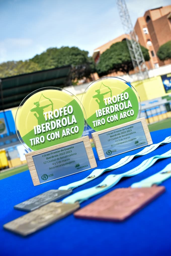9 MEDALLAS DE ARQUEROS MADRILEÑOS EN EL G.P DE BENÁLMADENA, MÁLAGA.