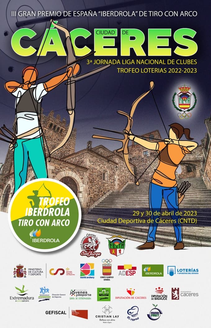 III GRAN PREMIO DE ESPAÑA IBERDROLA DE TIRO CON ARCO – GP CIUDAD DE CÁCERES