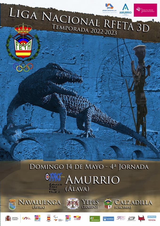 4ª TIRADA LIGA NACIONAL RFETA DE 3D - AMURRIO - 14 de MAYO de 2023