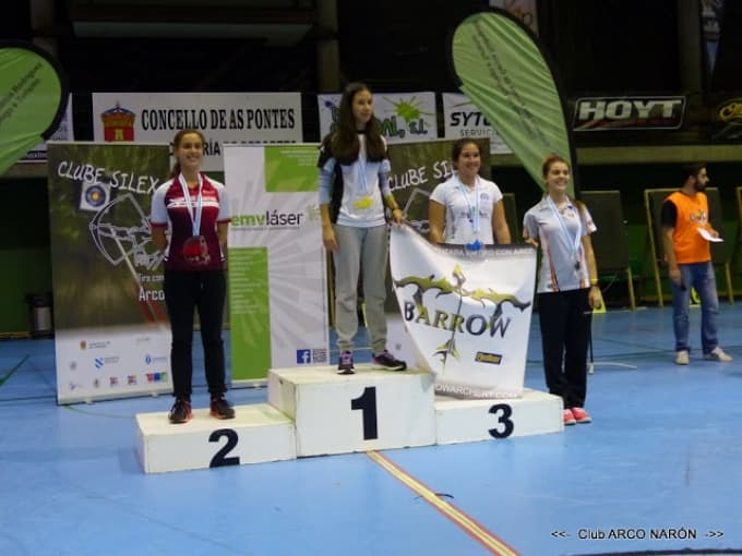 Oro, plata y cuarto puesto para las chicas de la FMTA en la CAP´15 I International Archery Tournament