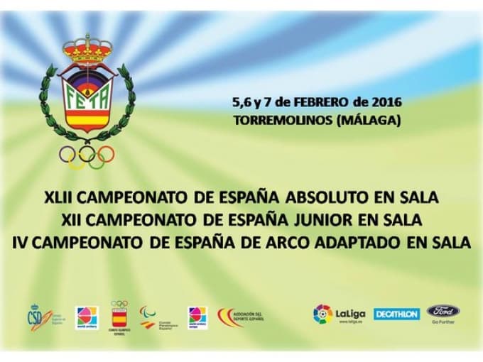 SIETE MEDALLLAS EN EL XLII CAMPEONATO DE ESPAÑA ABSOLUTO, XII JUNIOR Y IV ARCO ADAPTADO DE TIRO EN SALA