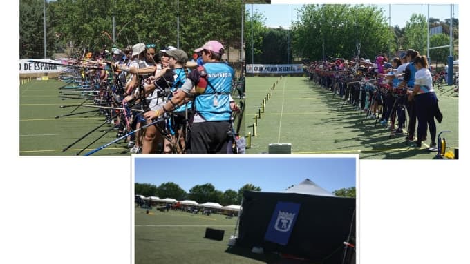 Ocho podios para arqueros de la FMTA en el Gran Premio de España de Madrid.